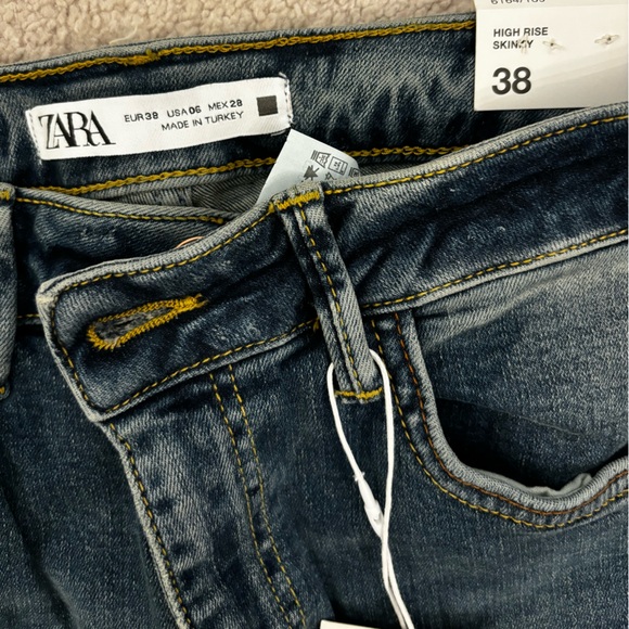 Zara high rise skinny jeans - Picture 3 of 4